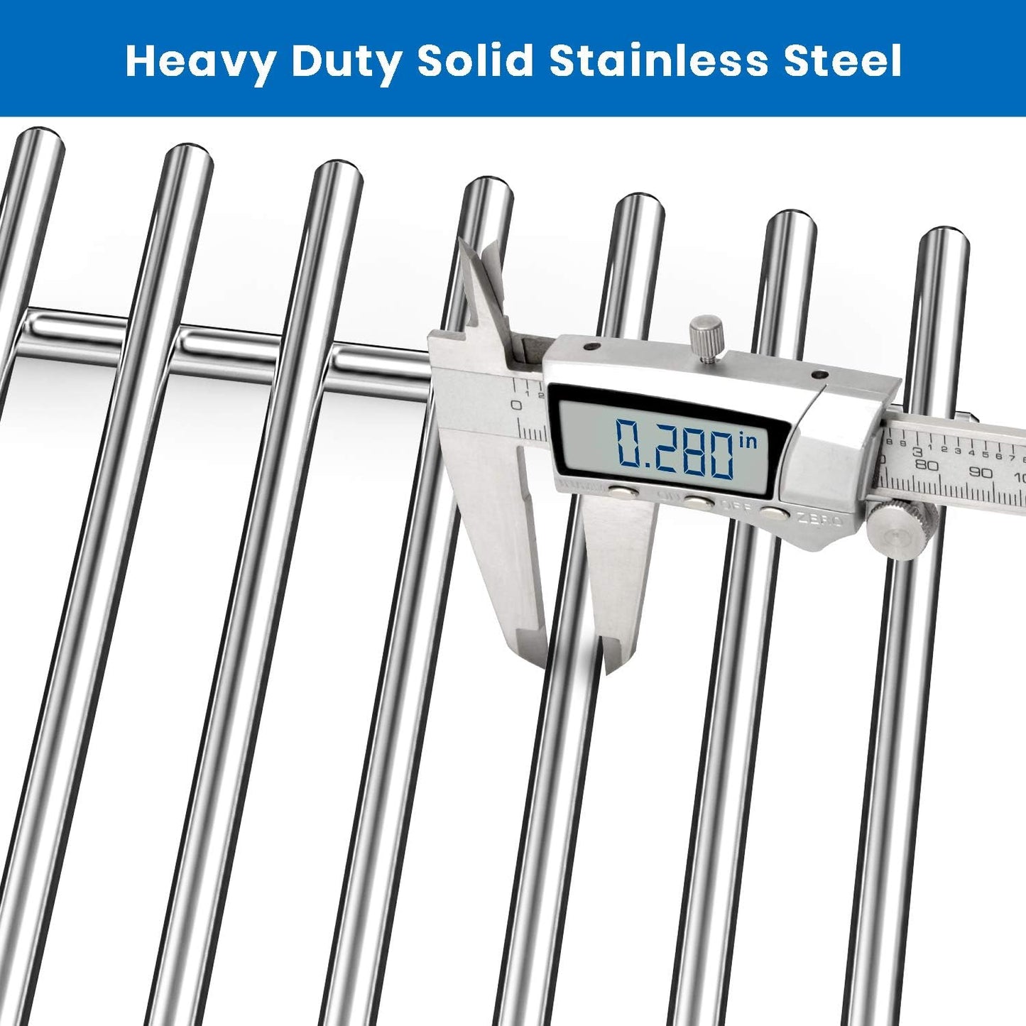 Stanbroil Stainless Steel Cooking Grate for Weber Genesis II and Genesis II LX 300 Series Gas Grills - Grill Grid Grate for Weber Genesis 2022 - Replacement Parts for Weber 66095 - Set of 2