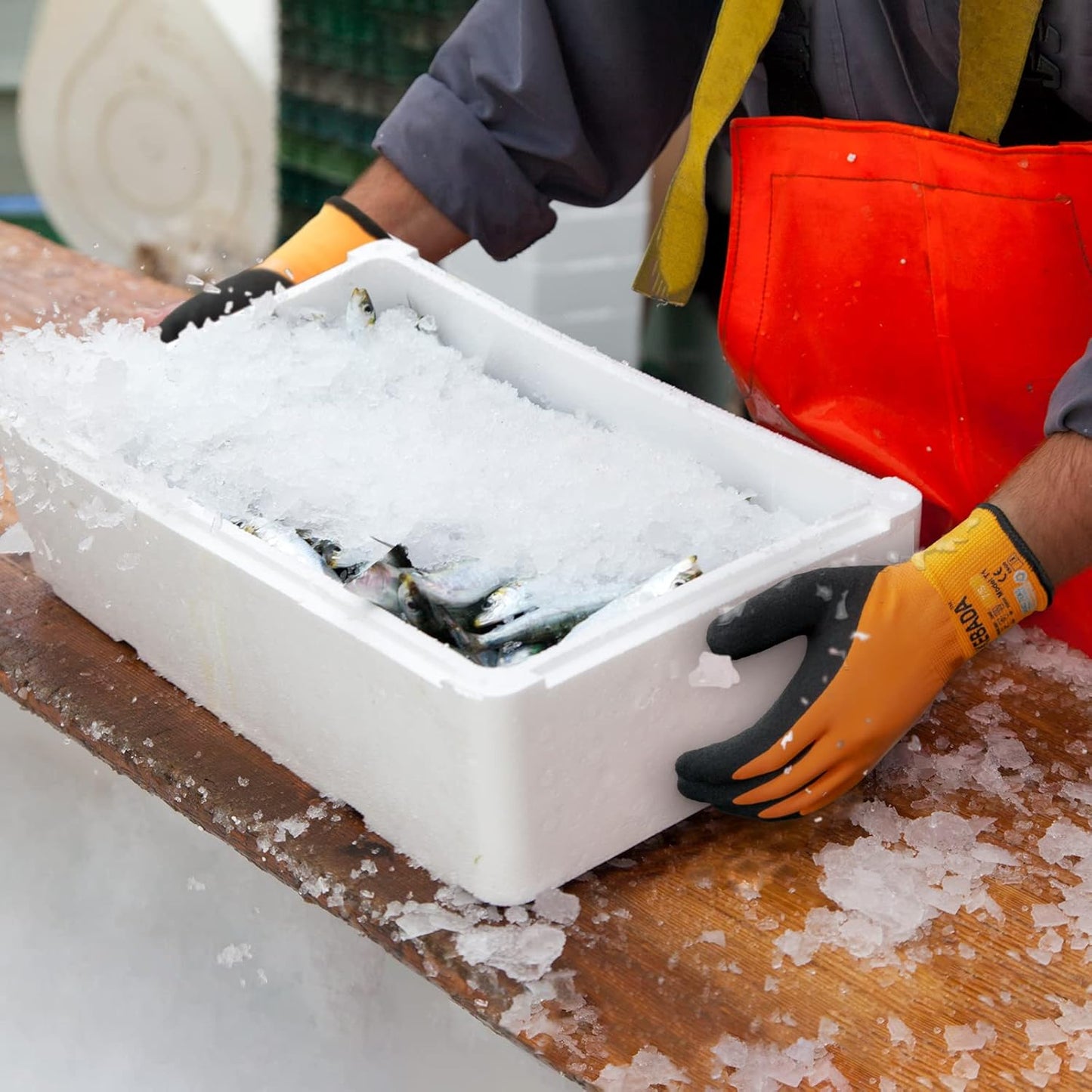 Kebada T1 Waterproof Winter Work Gloves for Men and Women,Insulated Work Gloves for Men Cold Weather,Warm Freezer Gloves Small