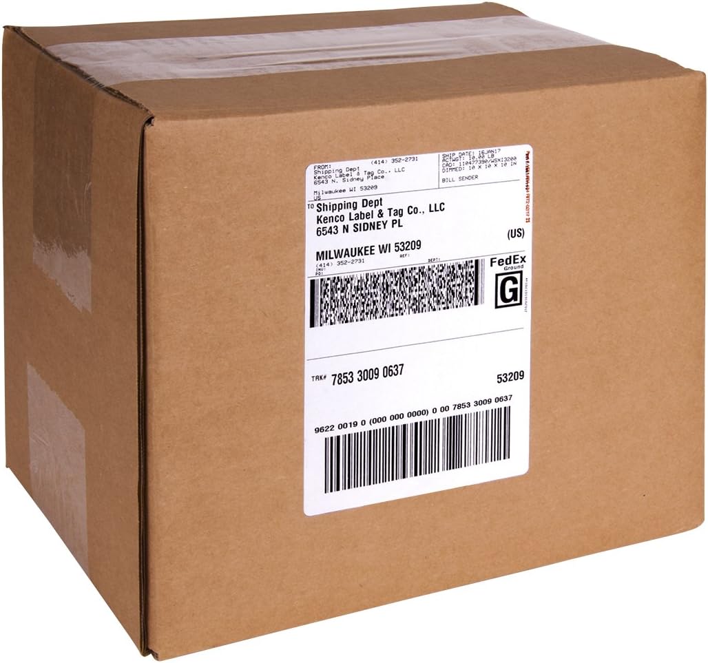 4" x 6" Compatible with Dymo® 4XL Postage Shipping Labels, Compatible with Dymo 1744907 (1 Roll - 220 Labels Per Roll) (12 Pack)