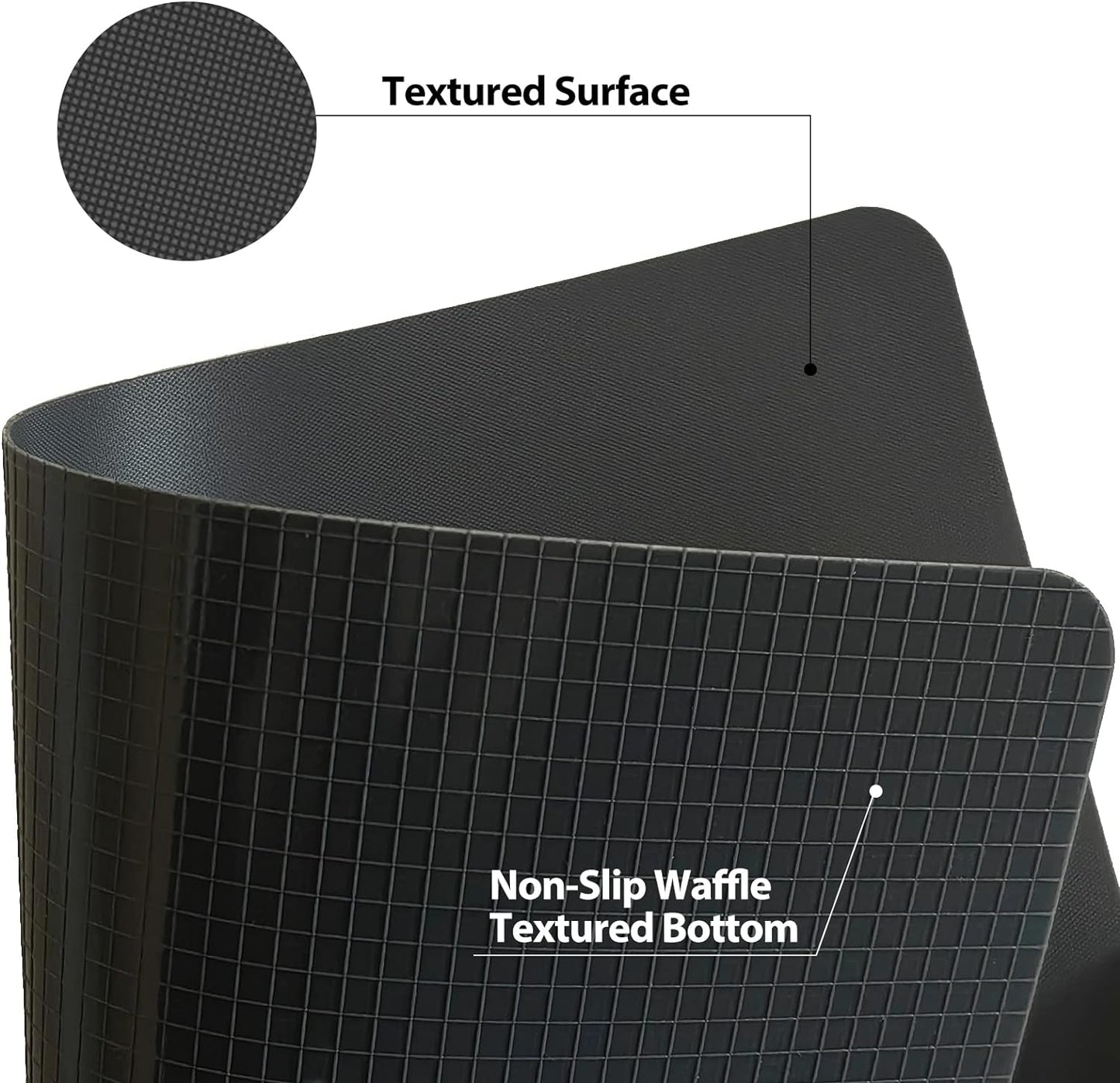 WK Small Flexible Plastic Cutting Boards for Kitchen Set of 5, Non Slip Cutting Mats for Meat, Mini Cutting Board Mats, BPA Free, Dishwasher Safe, 7.3x11.5"