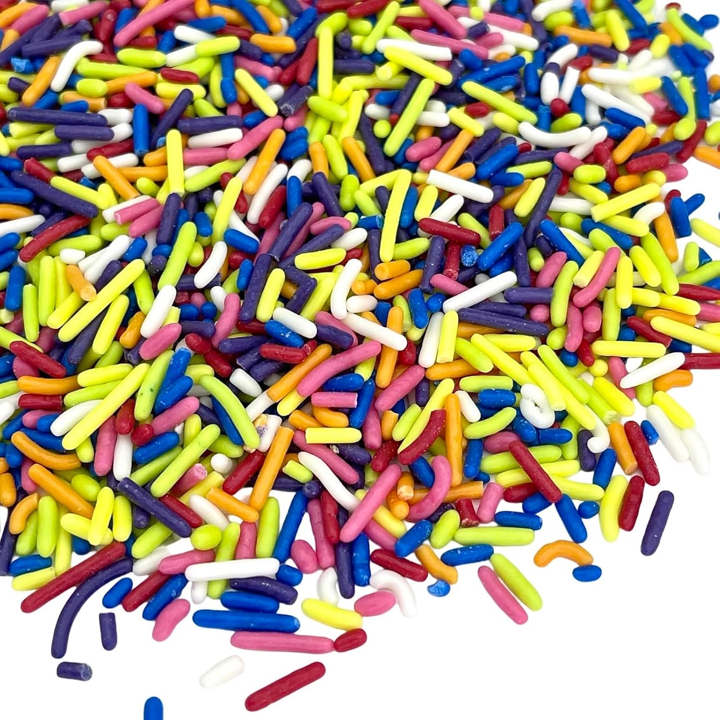 Manvscakes, Natural Rainbow Sprinkles, No Artificial Dyes, Gluten Free, Nut Free, 3 ounces, Cake Decorations, Cupcake Sprinkle Blend, Baking, Birthday Cake, Ice Cream Topping