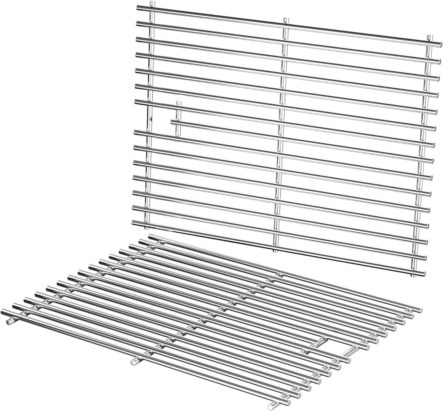 15 inch Cooking Grid Grate for Weber Spirit 200 210 with Side Control, Spirit 500, Genesis Silver A, Grill Replacement Parts for Kenmore, Weber 7521 7522 7523 65904 65905, Stainless Steel Grill Grate