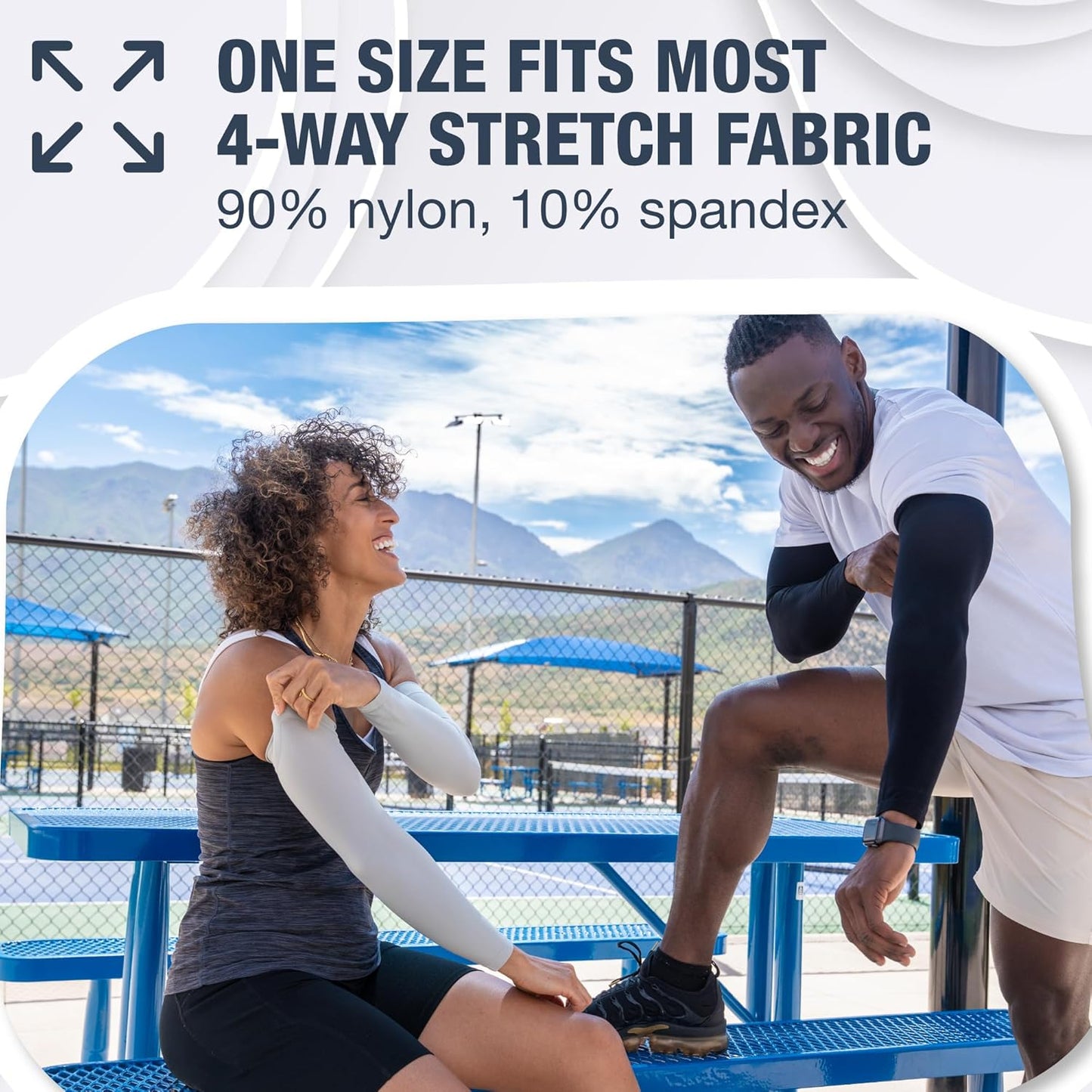 SportsTrail Cooling Arm Sleeves for Men & Women – Breathable, UV Sun Protection, Sports Arm Sleeves for Women, Men & Youth