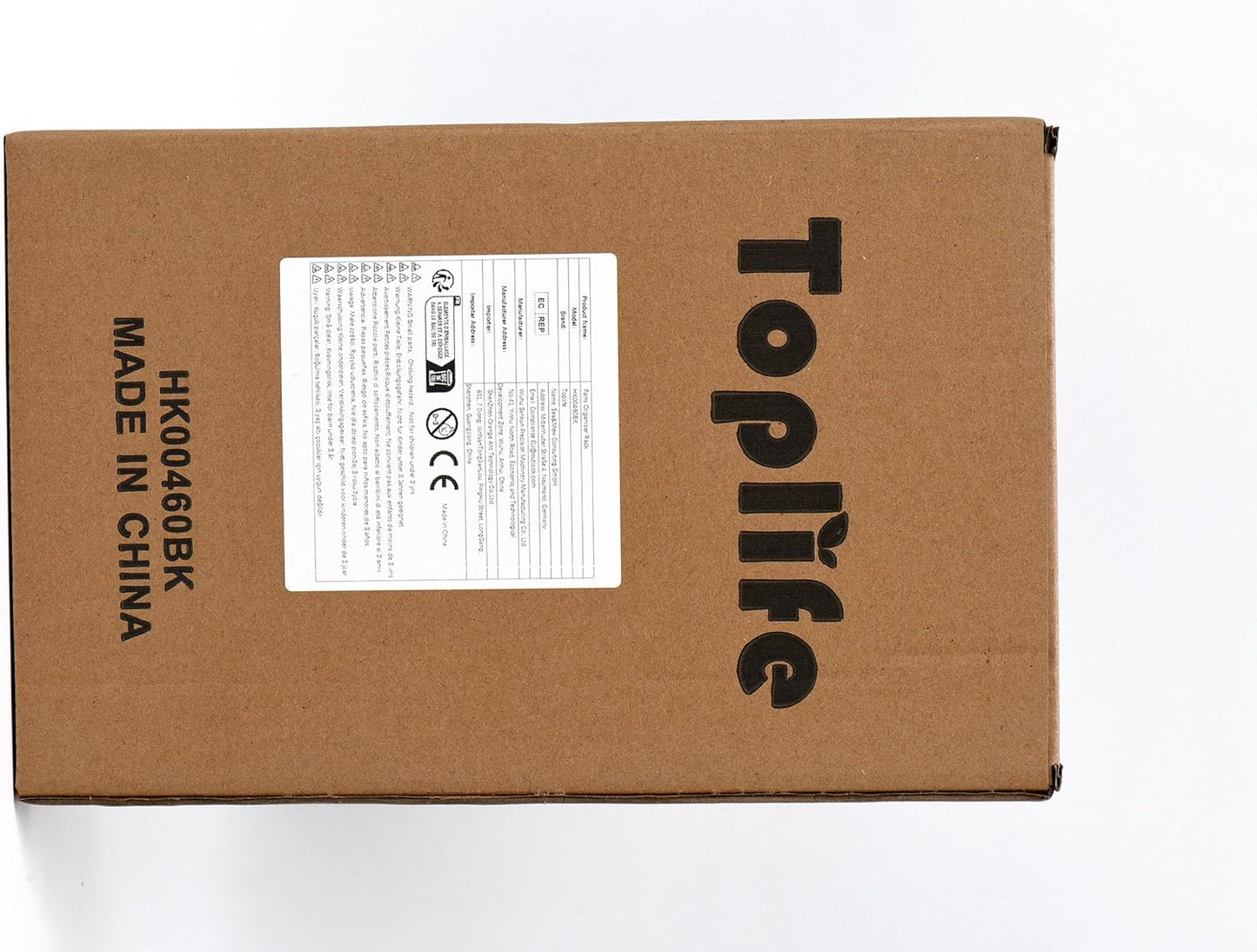 Toplife Pot Lids Organizer Rack for Cabinet and Countertop, 7+ Pan Lids and Bakeware Organizer Rack Holder with 7 Adjustable Compartments - Black