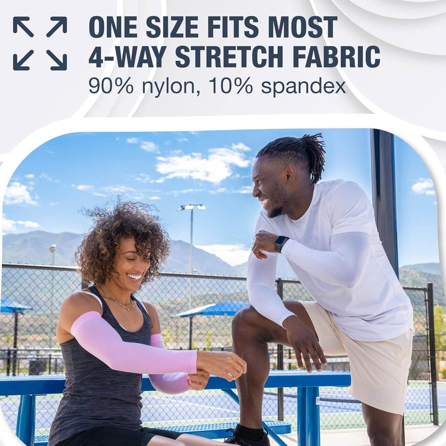 SportsTrail Cooling Arm Sleeves for Men & Women – Breathable, UV Sun Protection, Sports Arm Sleeves for Women, Men & Youth