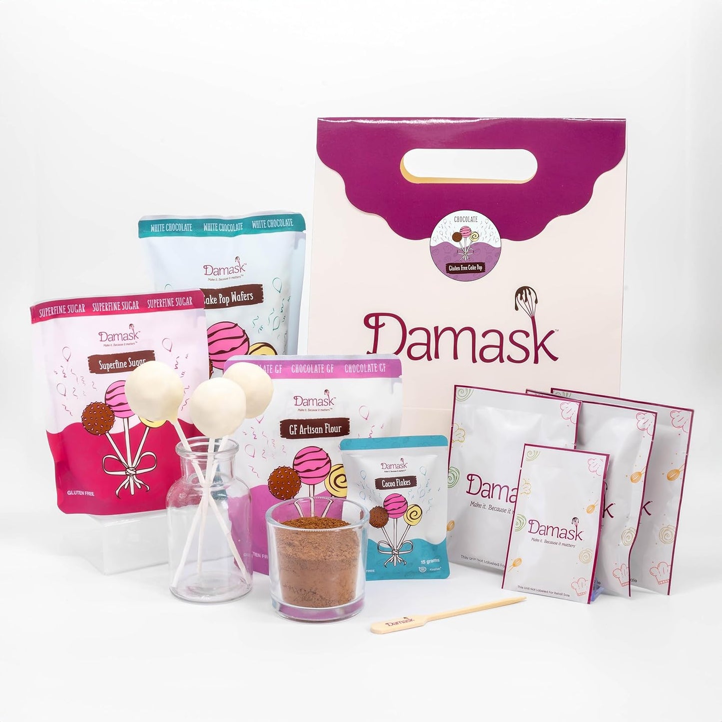 Gluten-Free Chocolate Cake Pop Kit - White Chocolate Coating