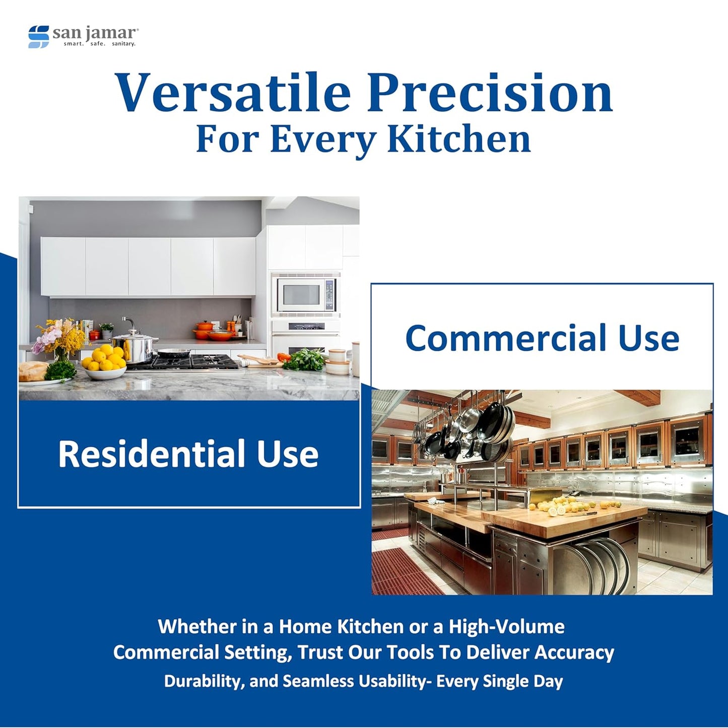 San Jamar Escali Promzr M-Series Digital Scale with Display Hold for Kitchens and Restaurants, Metal, 33 Pound, Silver