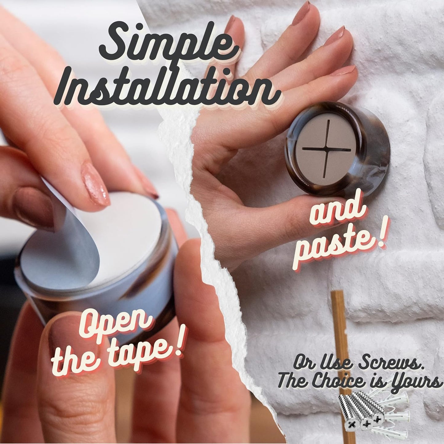 HEFA Towel Hooks - 8 Pack Eco-Friendly Kitchen & Bathroom Organization, Hand & Dish Towel Holder