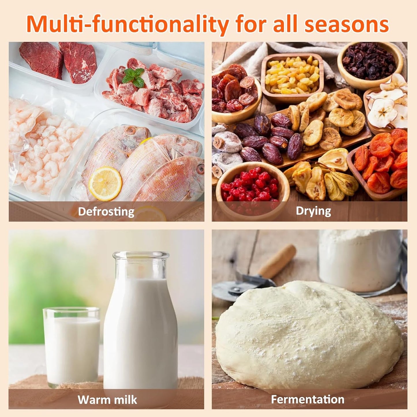 OcePor (XXL 36"x16") Food Warming Mat, Electric Warming Tray,Foldable Food Warmer for Parties, Buffets, Family Gatherings, Holiday & Sabbath, Child Lock, Heating Mat for Food, (Beige Yellow)