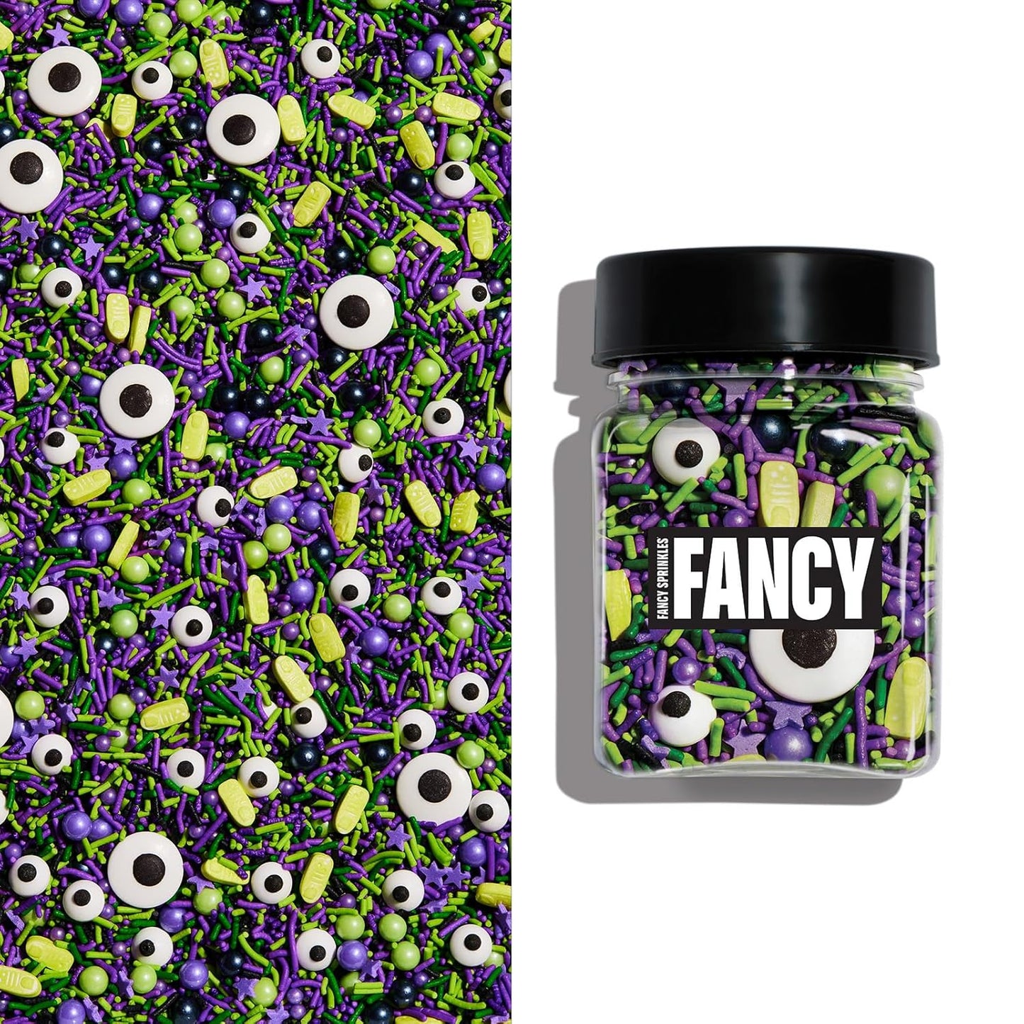 Fancy Sprinkles Limited Edition Halloween Buga-Boo Sprinkles Dessert Decorating, For Ice Cream, Cookies, Cakes and Cupcakes (0.25c)