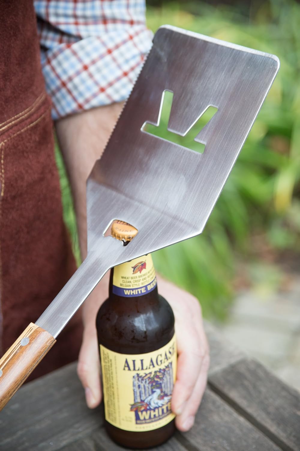 Outset QVG10 Verde Collection Grande Spatula, Bamboo