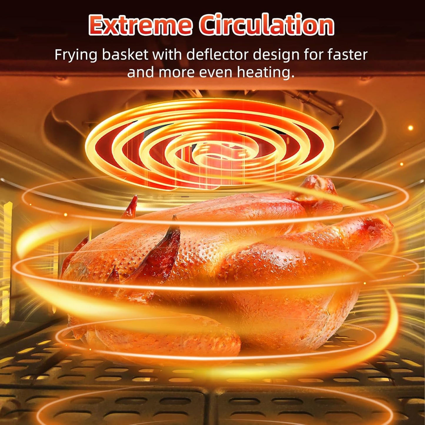 Air Fryer 5.8Qt/5.5L - Uten Electric Airfryer with Temperature Control, Timer, Non-Stick Fry Basket, 1700W High-power, Fast Oven Oilless Cooker, Dishwasher Safe - A Great Kitchen Assistant