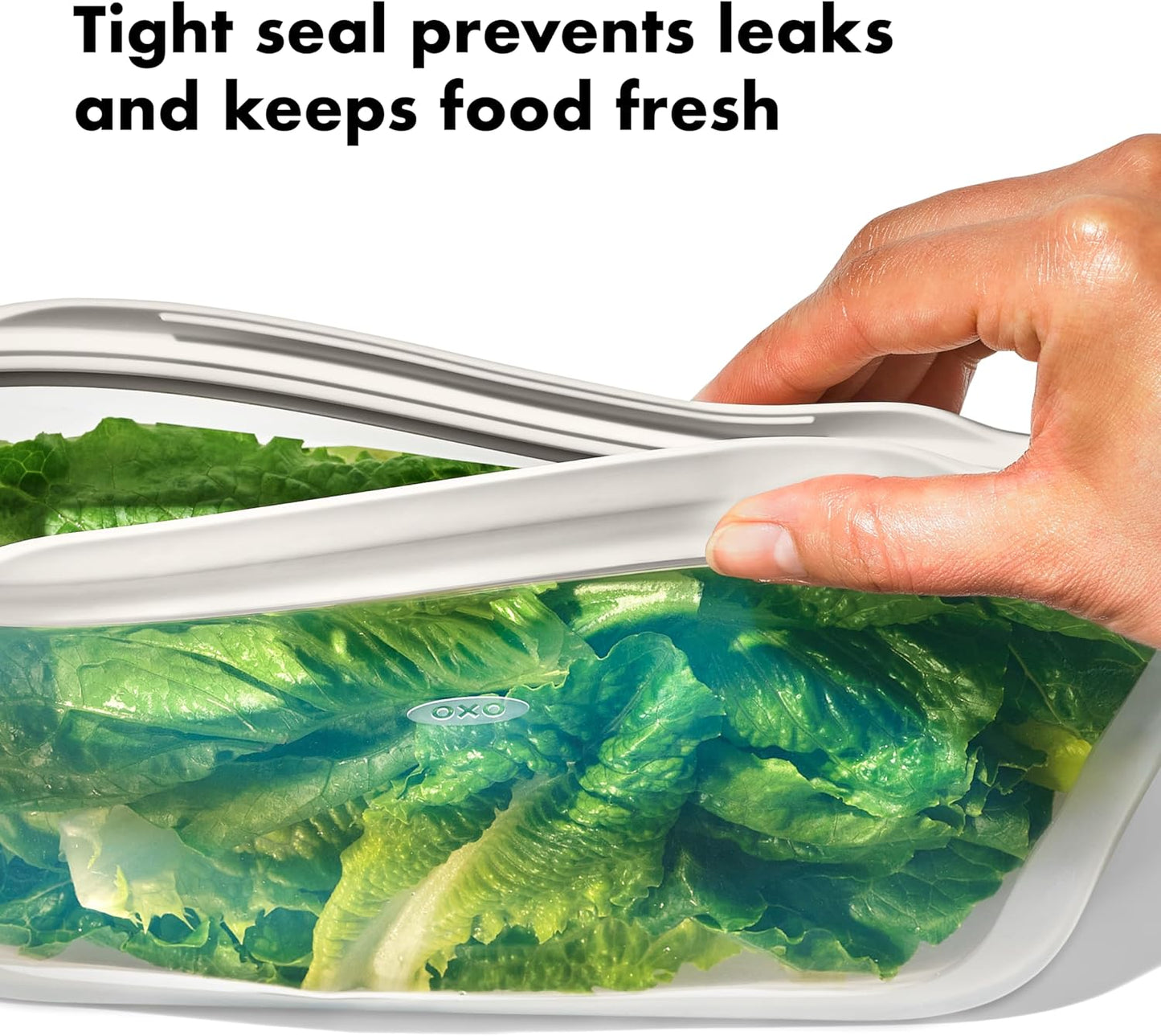 OXO Good Grips Silicone Reusable Bag – Sandwich Bag (28 oz) - Watermelon