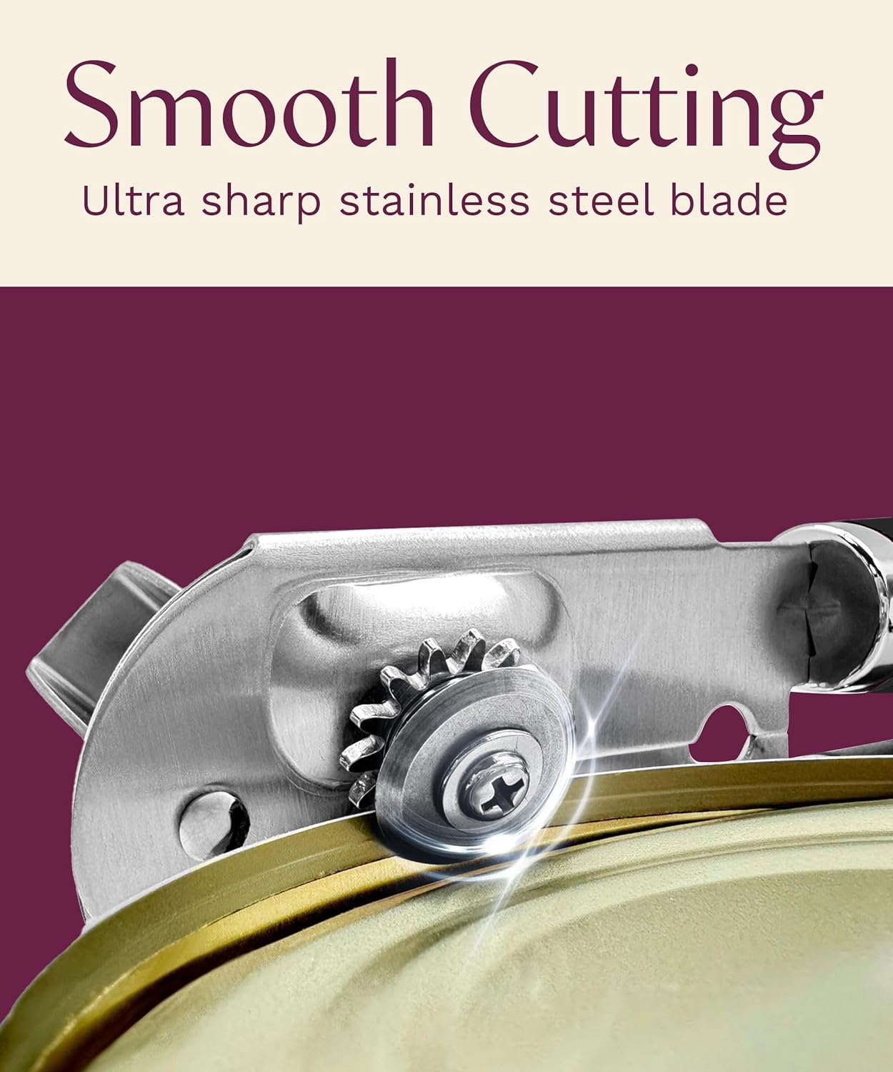 Premium Multifunctional Magnetic Manual Can Opener and Bottle Opener, Heavy Duty Stainless Steel Sharp Cutting Blade and Oversized Easy Turn Knob, Soft-Touch Handle, Kitchen Use, Black