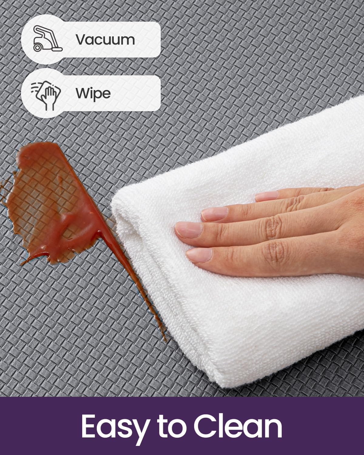 DEXI Kitchen Floor Mats Cushioned Anti Fatigue, 23x86, Large Long Standing Runner Rug Waterproof, Comfort Memory Foam Padded for Front Sink Laundry, Grey