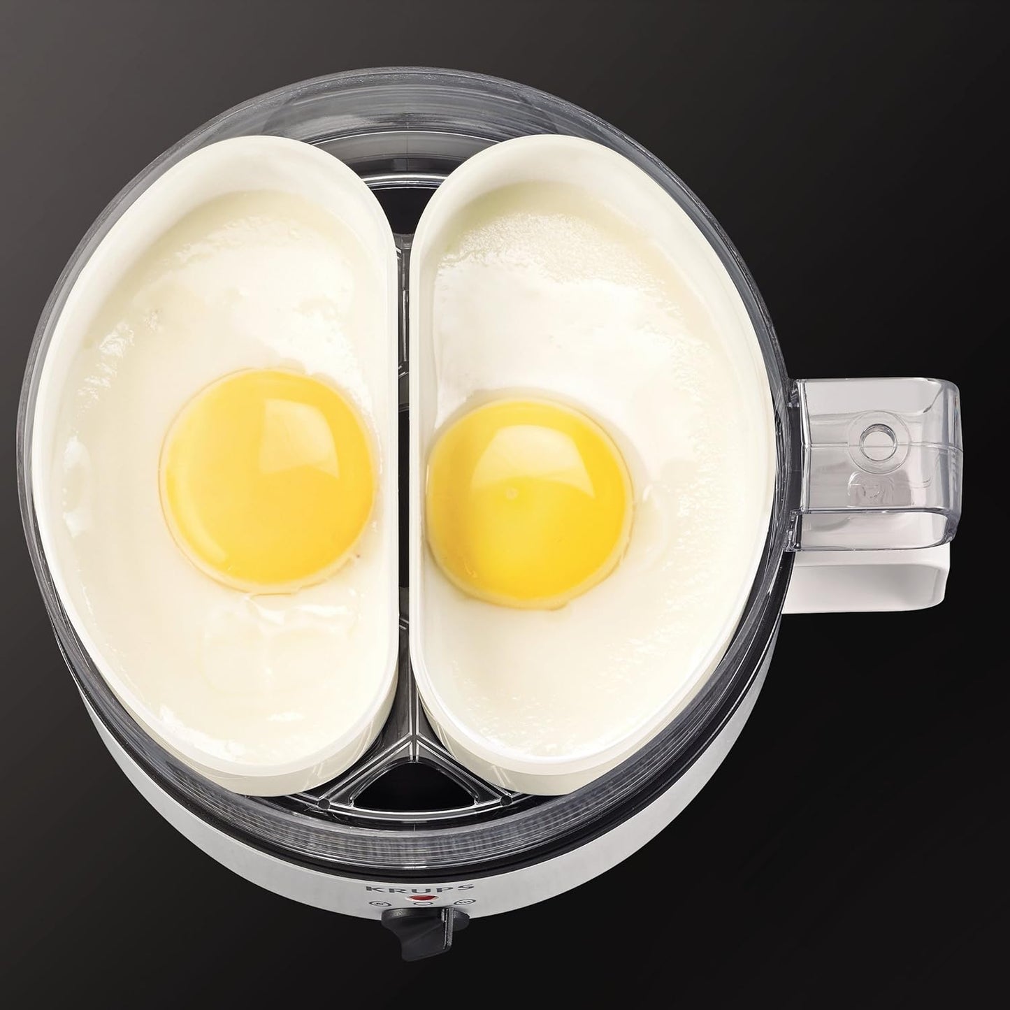 KRUPS F23070 Egg Cooker with Water Level Indicator, 7-Eggs capacity, White