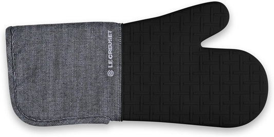 Le Creuset Textile Oven Mitt,15", Noir