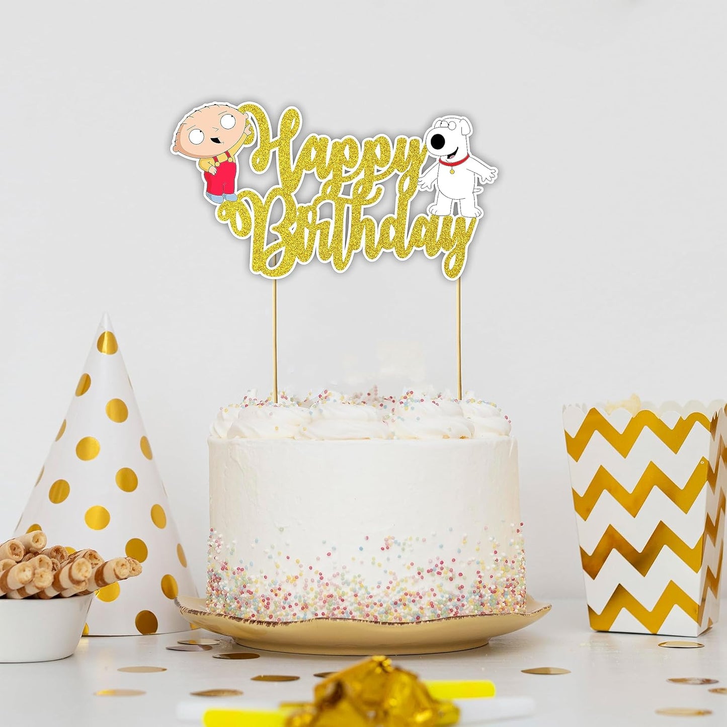 Seyal® Stewe Grifin Happy Birthday cake topper