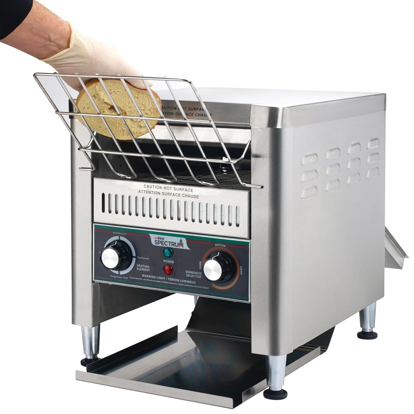 Winco ECT-300 Commercial Conveyor Toaster, 300 Slices/Hour