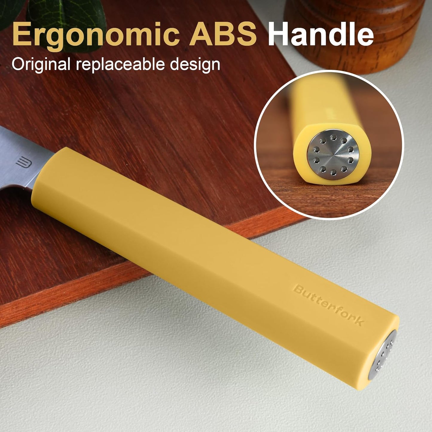 6 Inch Nakiri Knife, Hand Forged AR-RPM9 Steel Blade & Ergonomic Handle, All Purpose Kitchen Cleaver Knife for Meat Vegetable Fruits, Gift for Home Chefs