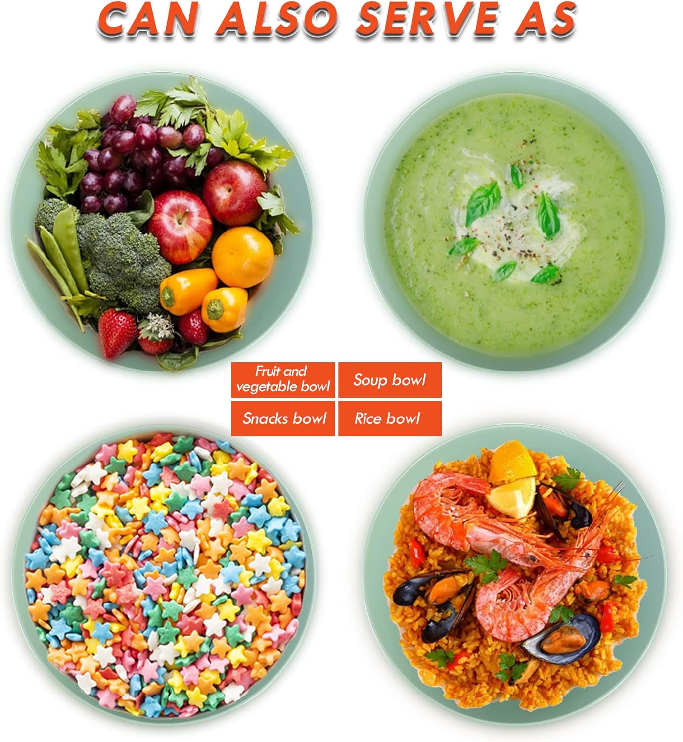 ShineMe Large Salad Bowl with Lid, Salad Serving Bowl Set with Utensils, 9.8inches Mixing Bowl with Servers, Solid Bamboo Wooden Bowl for Salad, Fruits, Vegetables and Pasta(elegant green)