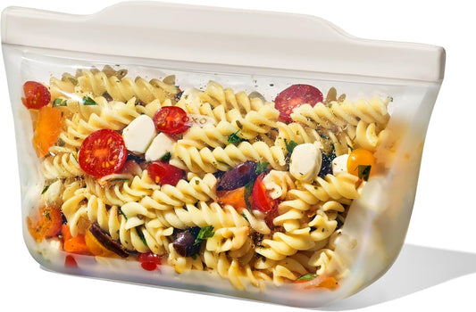 OXO Good Grips Silicone Reusable Bag – Stand-Up Quart (32 oz) - Oat