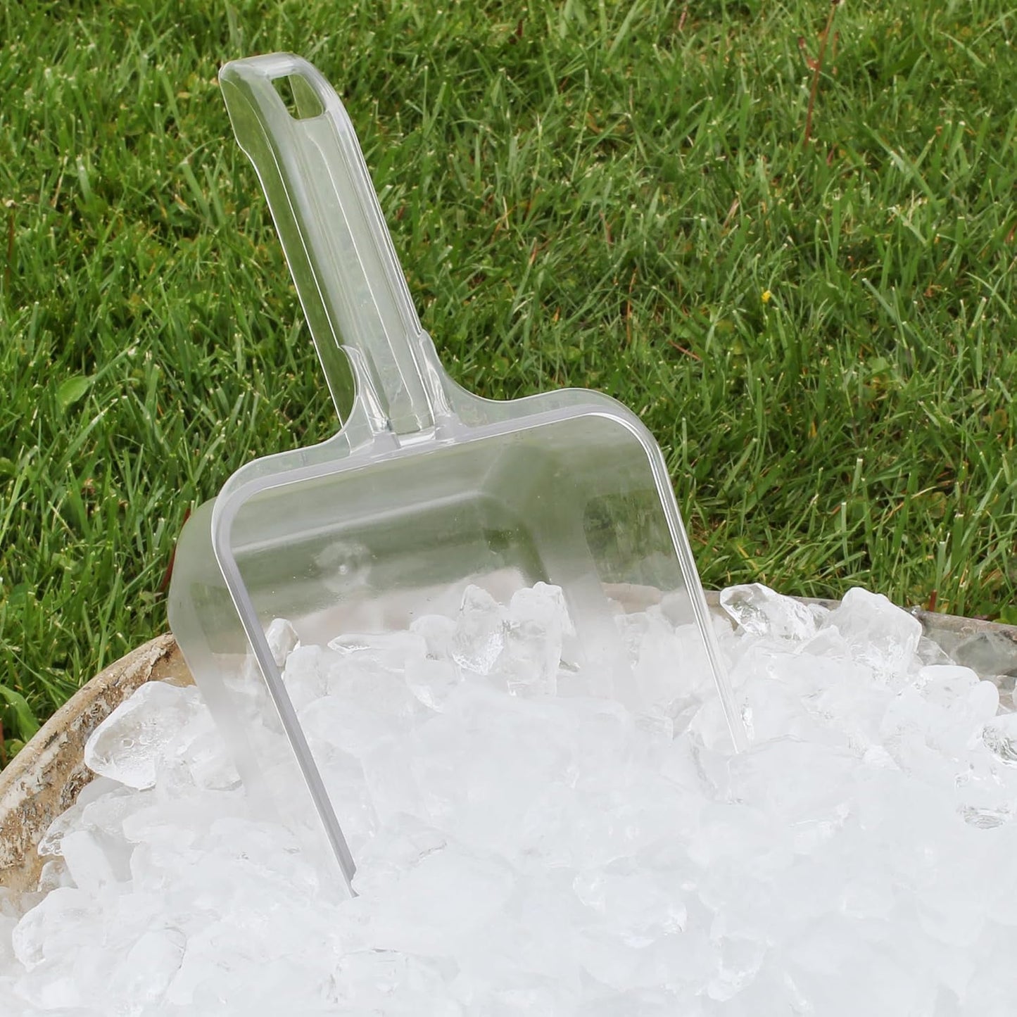 Darware Commercial Ice Scoop with Metal Holder, 7-Cup Capacity (58 Fluid Oz.)