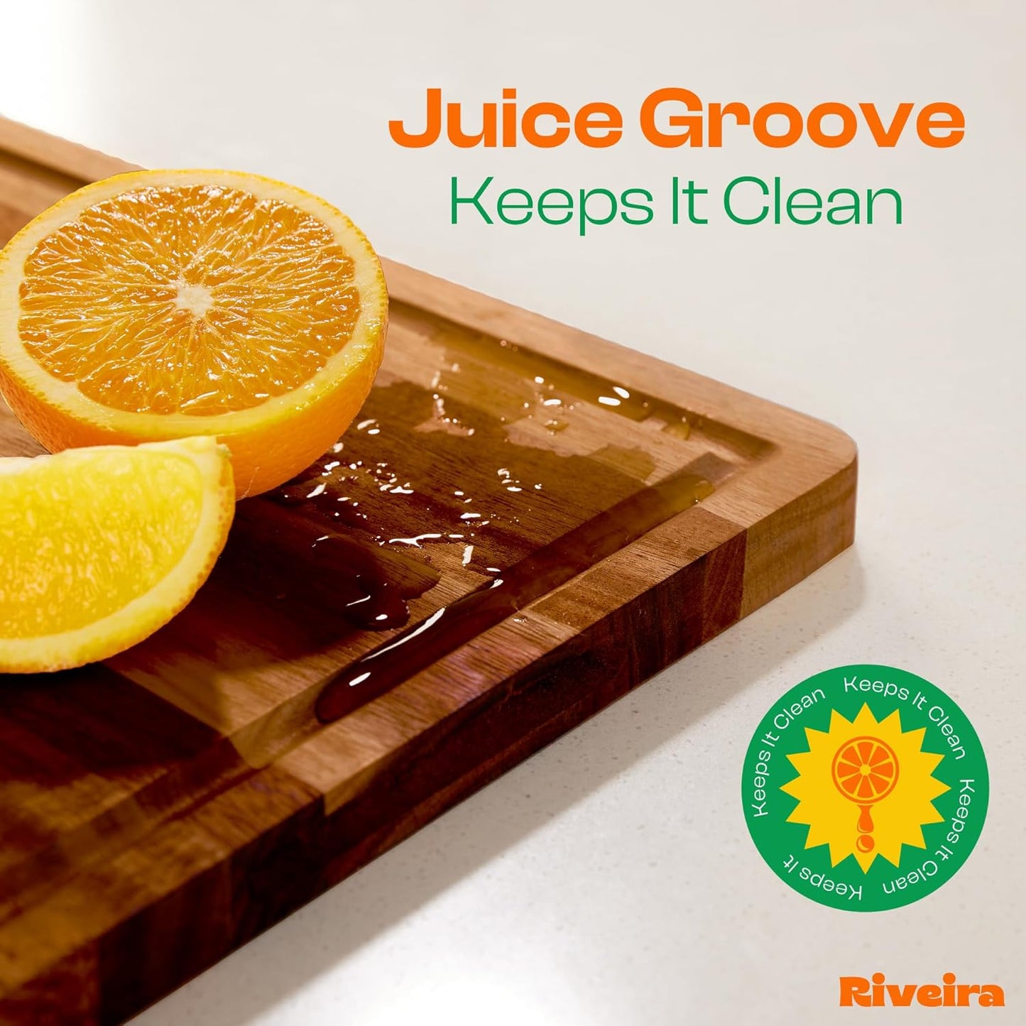 Riveira Acacia Wood Cutting Board – Versatile and Durable: Set Of 3 Pcs Rectangular Wooden Cutting Board – Natural Wooden Cutting Boards For Kitchen – Complete Acacia Wooden Chopping Board