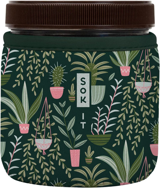 Sok It IceCreamSok Insulated Neoprene Cover (Green Living, Straight Ice Cream Pints)