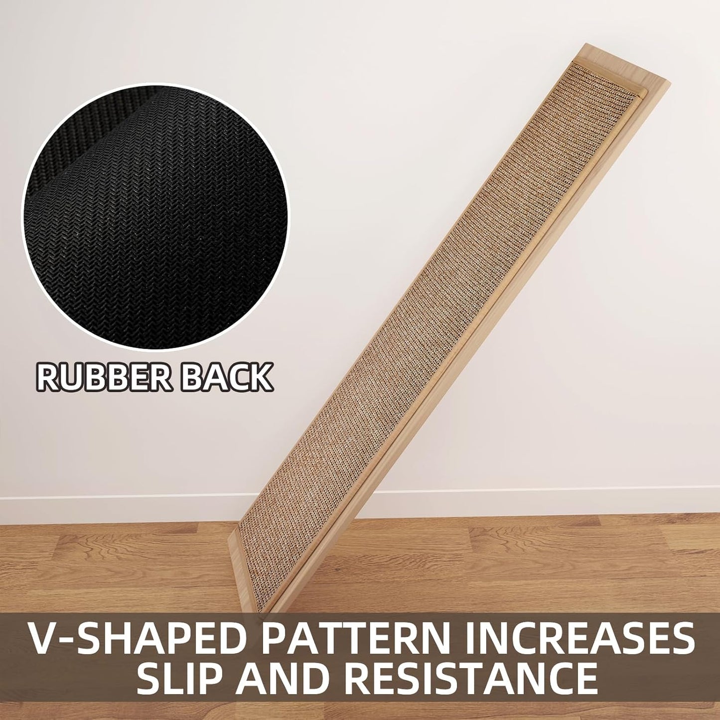 Kitchen Mat Set of 2 PCS, Cushioned Non Slip Rugs for Kitchen Floor, Absorbent Runner Comfort Standing Mats Washable for Kitchen, Office, Home (Brown, 17.3"x47"+17.3"x30")