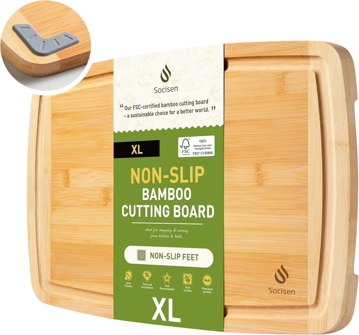 Bamboo Cutting Board Set Non Slip Feet Over Sink Acrylic Counter Lip Glass Plastic Smart Clear Countertop Marble Organizer Engraved Holder Flexible Round Black Stone Thin Bar White Commercial Metal