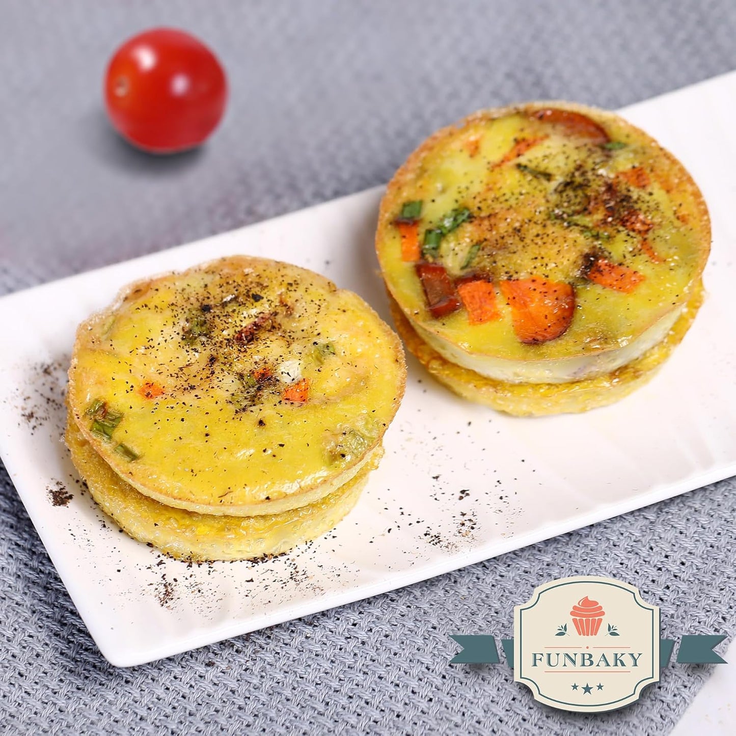 Silicone Egg Sandwich Molds, 3 Inch Muffin Top Pan Non Stick Mold for Breakfast Sandwiches, 2 Pack Whoopie Pie Pan, Circle Mold for Baking English Muffins, Egg Sandwich, Whoopie Pies