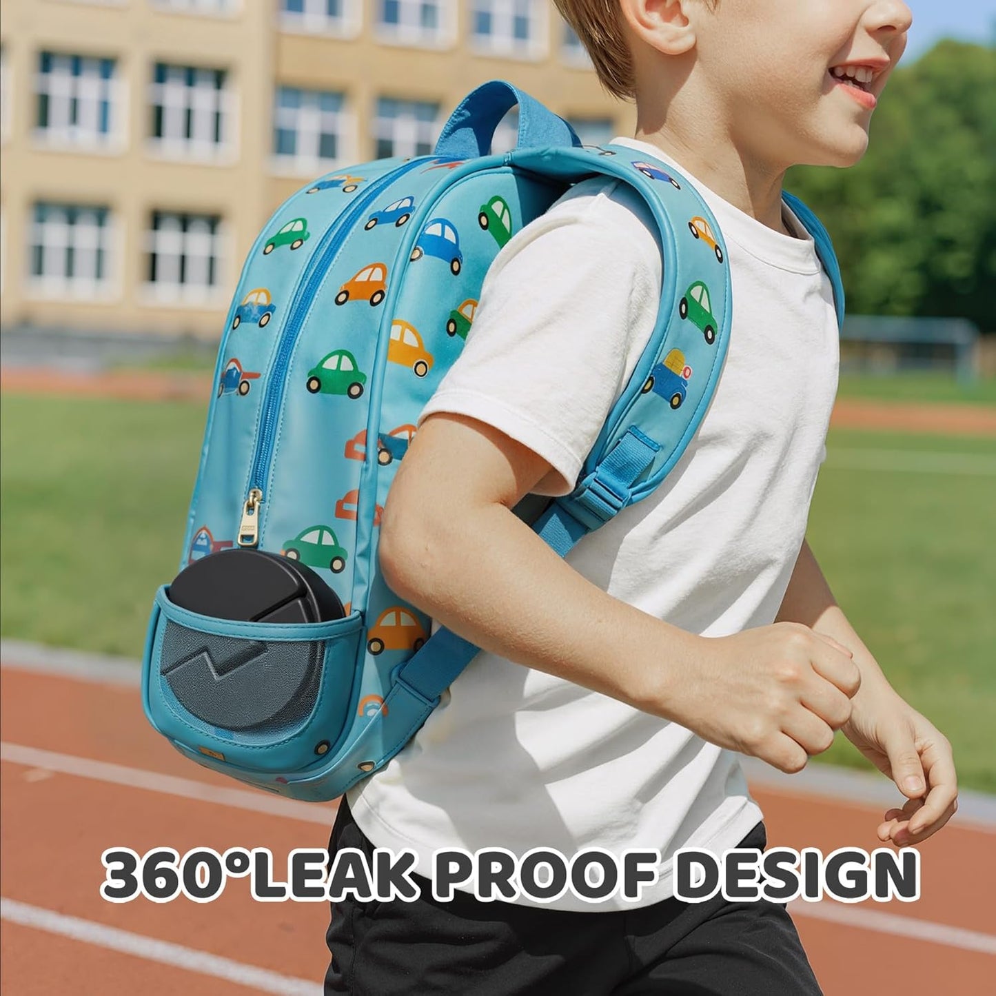 14.5oz Soup Thermo for Hot Food Kids Vacuum Insulated Food Jar Twist-Free Soup Thermo for Hot Food Kids Leakproof Stainless Steel Wide Mouth Lunch Container (Black)