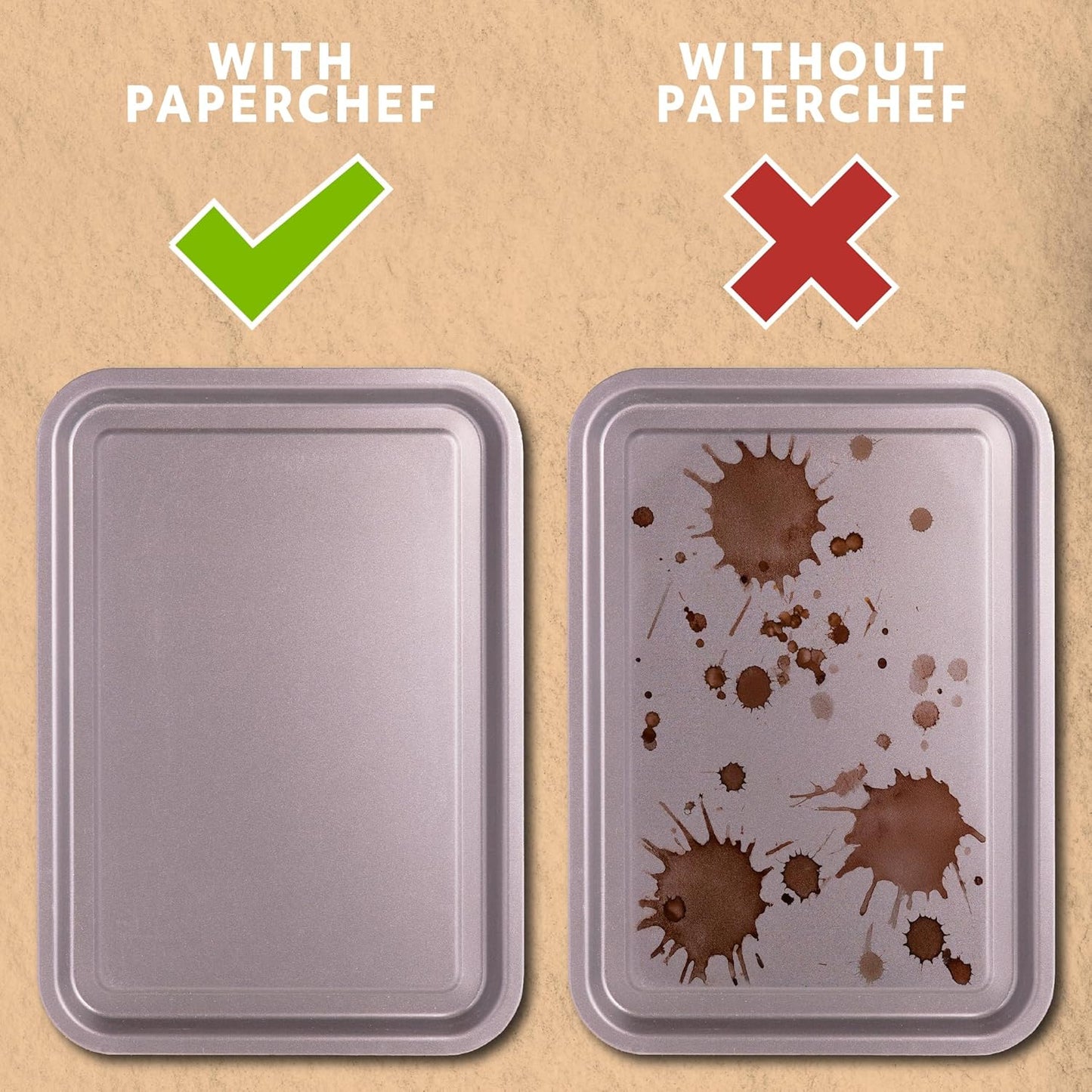 Variety Pack - XL, Large & Mini Baking Cups - Easy Release, Non-Stick Paper - 3 Pack