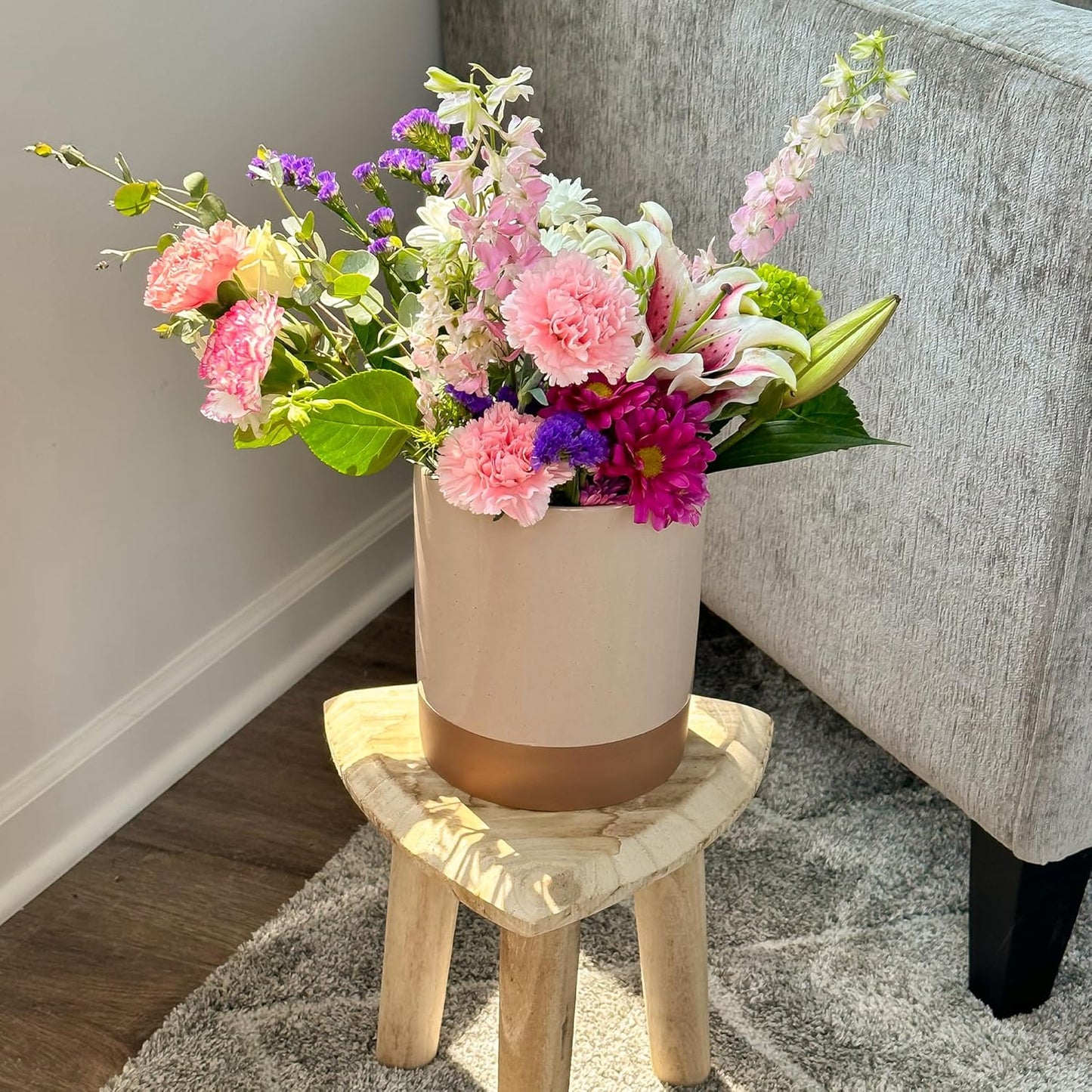 Mora Ceramic Kitchen Utensil Holder - Wooden Spoon & Spatula Crock for Countertop, Modern Farmhouse Home Decor, Extra Large 7.3" Cooking Organizer for Stove Top and Counter - Heavy & Sturdy - Chai