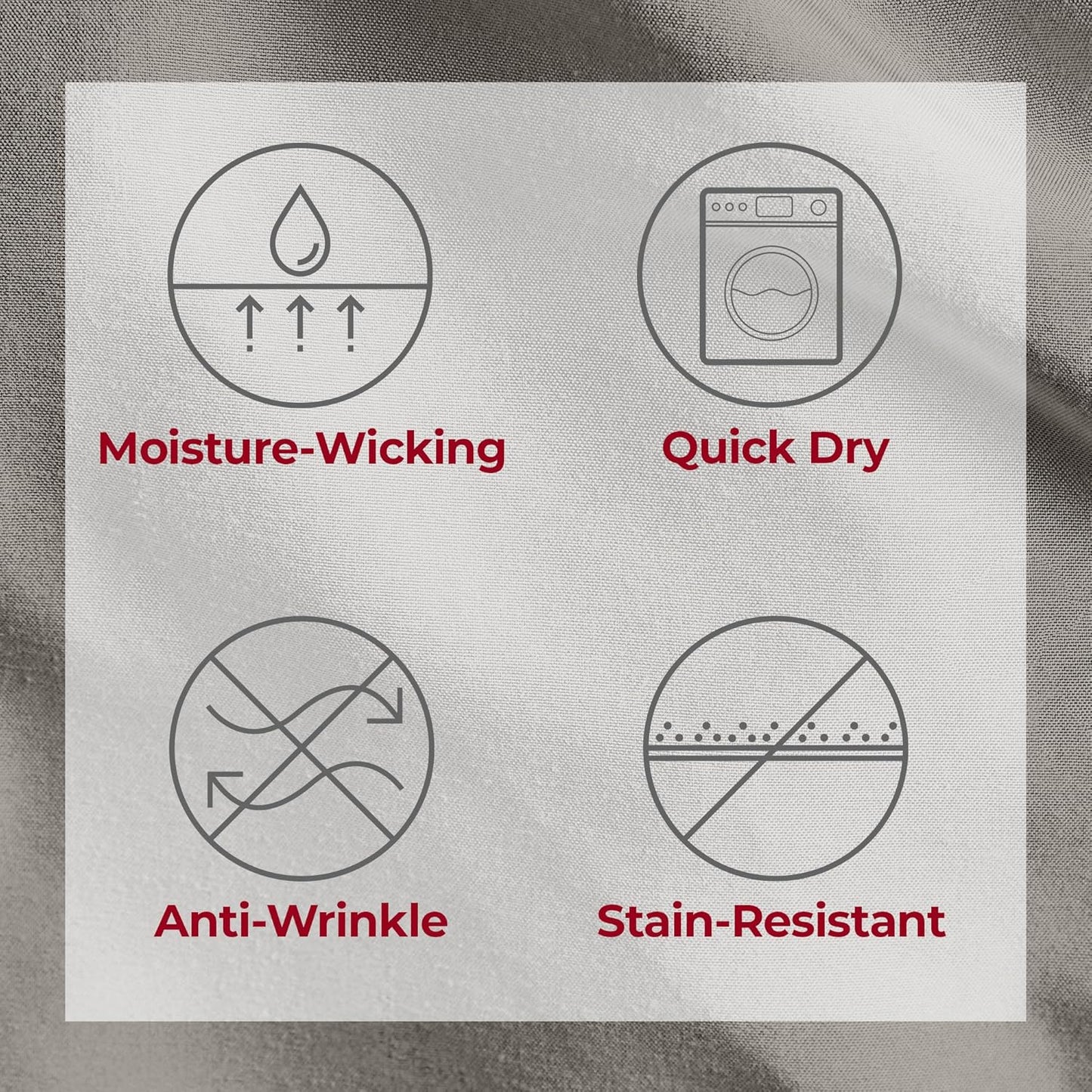 Mellanni Twin Sheets Set - 3 PC Iconic Collection Bedding - Hotel Luxury, Extra Soft, Cooling Bed Sheets - Wrinkle, Fade, Stain Resistant (Twin, Taupe)