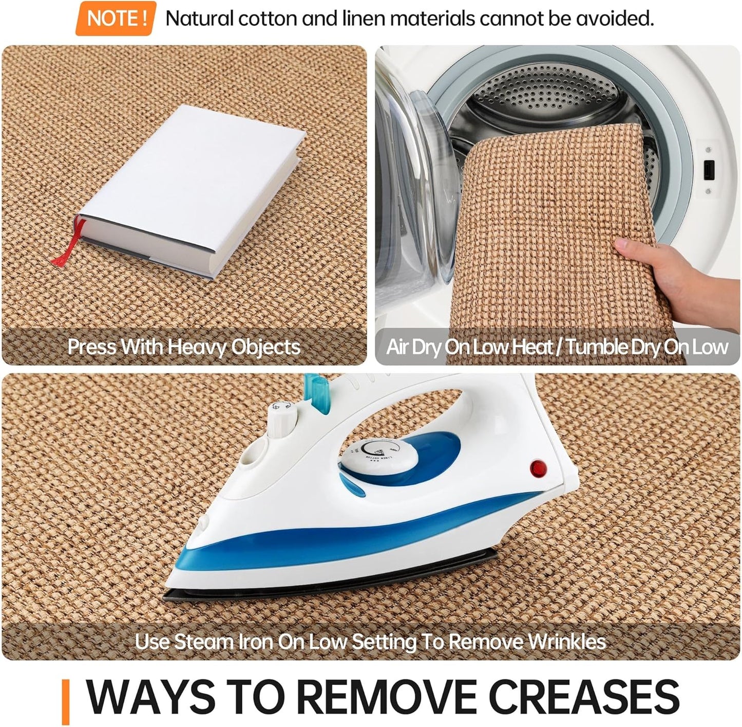 Kitchen Rugs and Mats Non Skid Washable [2PCS] (20" x 30"+ 20" x 48"), Absorbent Kitchen Floor Mats, Boho Cotton Kitchen Runner Rugs Comfort Standing Mat for Sink Hallway Laundry