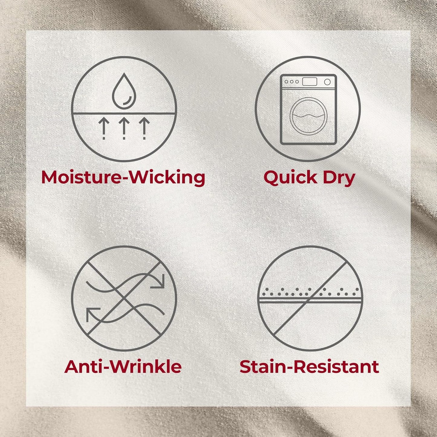 Mellanni Split King Sheets Set - 5 PC Iconic Collection Bedding - Hotel Luxury, Extra Soft, Cooling Bed Sheets - Wrinkle, Fade, Stain Resistant (Split King, Beige)