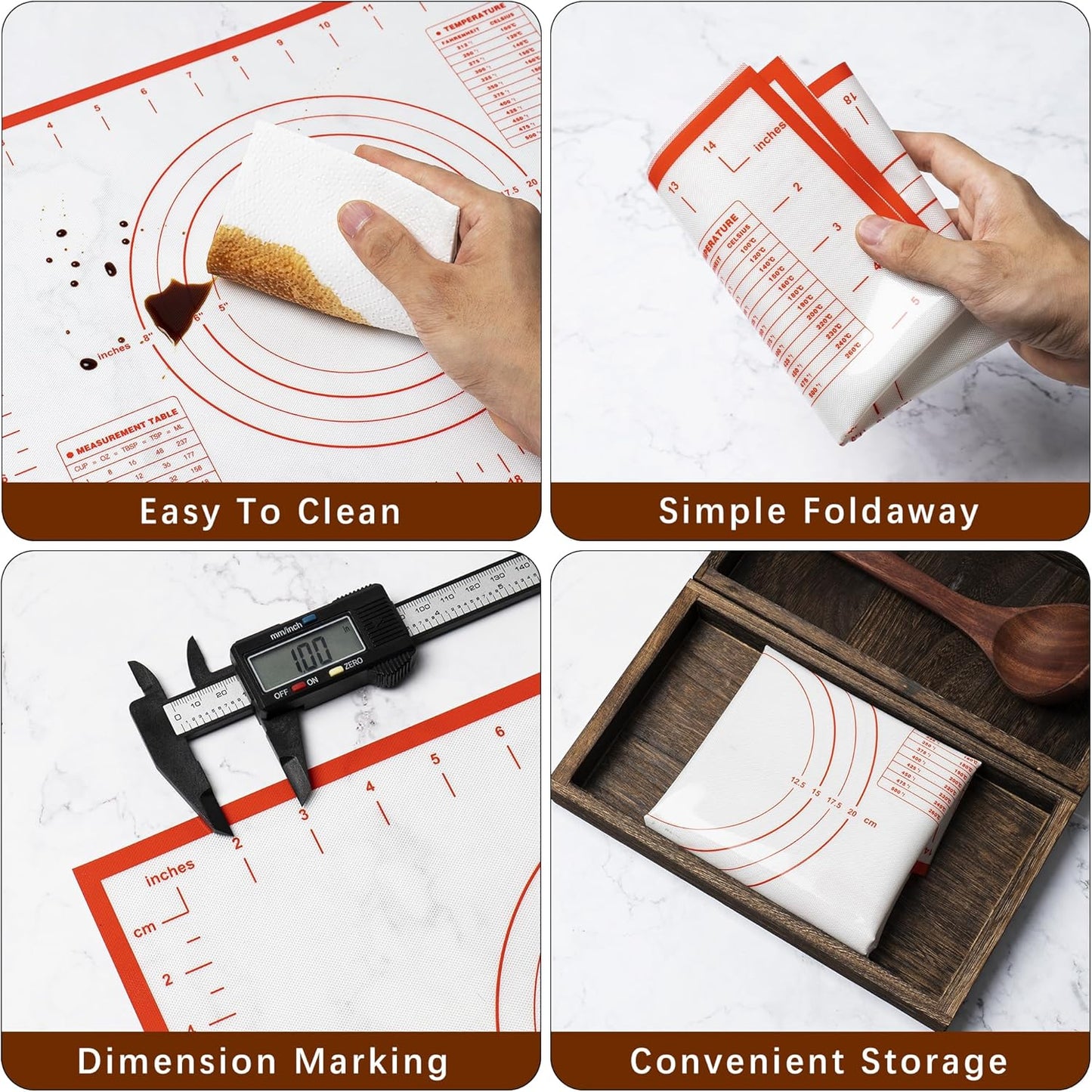 Versatile Rolling Pin for Dough - Sapele Wood Rolling Pin with Unique Hanging Hole Design - Perfect for Baking, Pies - Pastries, Elegant Wooden Rolling Pins - Your best 16 Inches French Rolling Pins