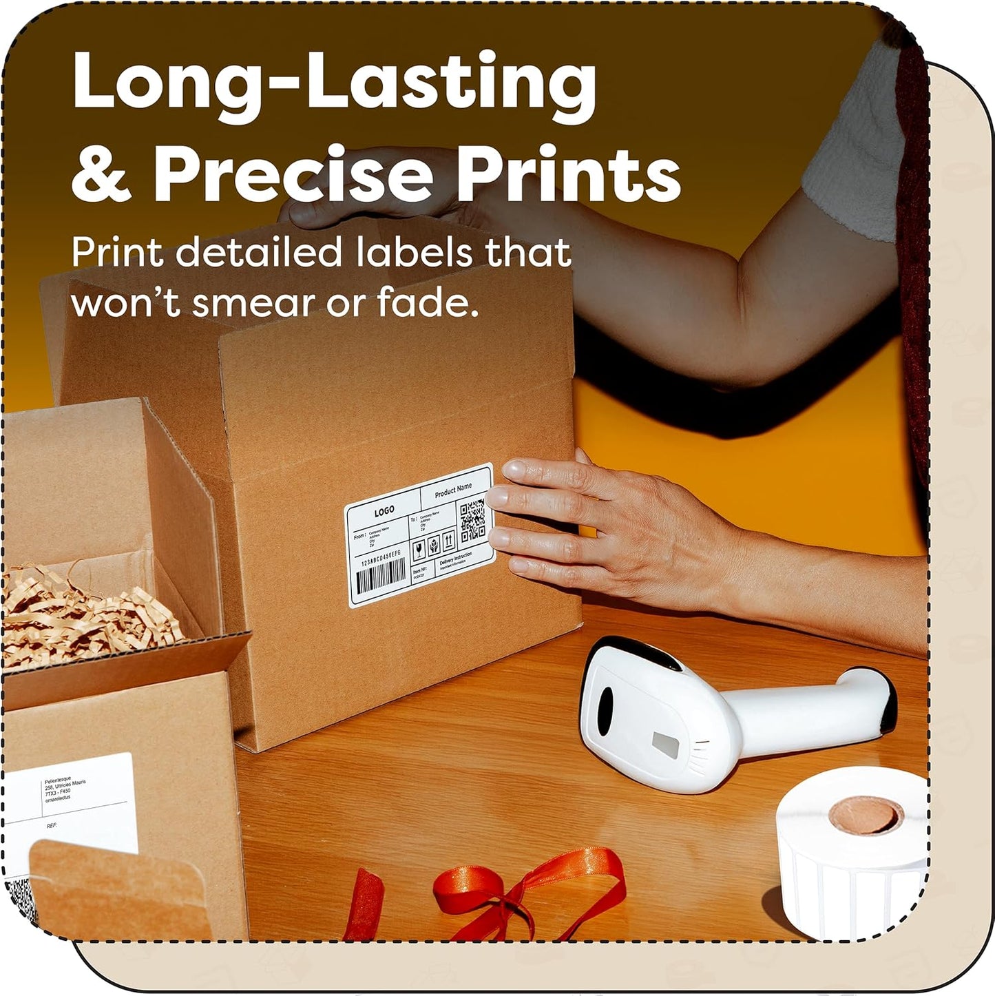 Aegis Adhesives - 1 ¼” X 1” Direct Thermal Multipurpose Labels for QR Codes, Price Tags, Perforated & Compatible with Zebra Desktop Printers - NOT Rollo Compatible (12 Rolls, 1300/Roll)