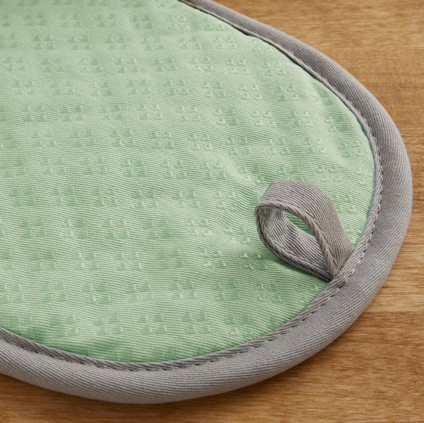 KitchenAid Asteroid Pot Holder 2-Pack Set, Pistachio, 6.5"x10"