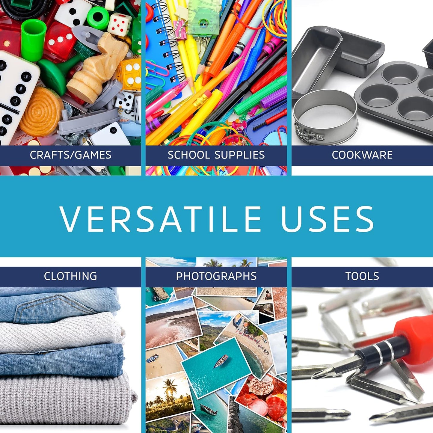 GPI - 15" x 18", Case of 1000, Clear Plastic Reclosable XL Zip Bags, 2 Mil Thick, Zip Poly Bags with Resealable Lock Seal Zipper For Food, Apparel, Shirts, Household, School & Office Supplies