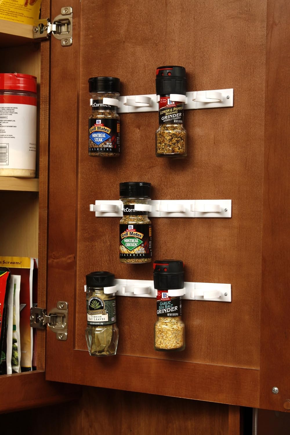 Bellemain Spice Gripper Clips for Plastic Jars - Set of 3, Holds 12 Jars