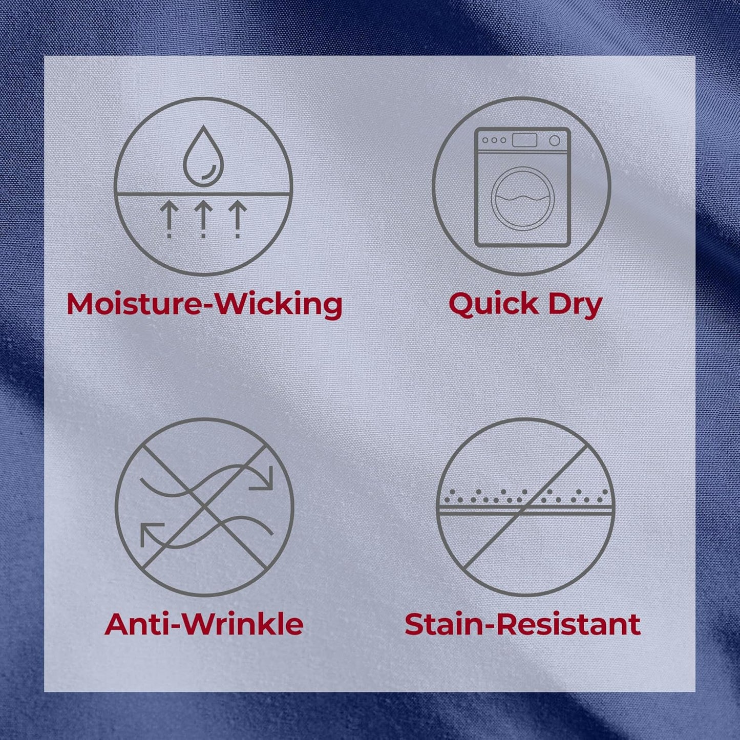 Mellanni Split King Sheets Set - 5 PC Iconic Collection Bedding - Hotel Luxury, Extra Soft, Cooling Bed Sheets - Wrinkle, Fade, Stain Resistant (Split King, Blue Nova)