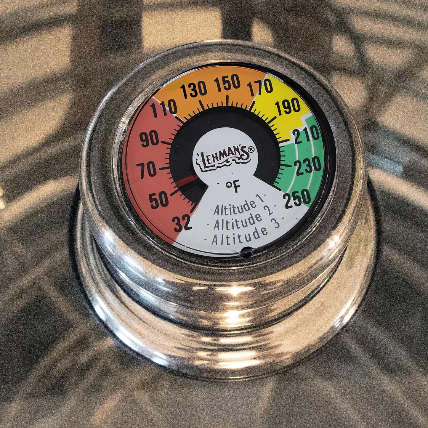 Lehman's 21.5-Quart Water Bath Canner with Pressure Gauge, Durable Stainless Steel Stockpot for Home Canning and Preserving, Silver