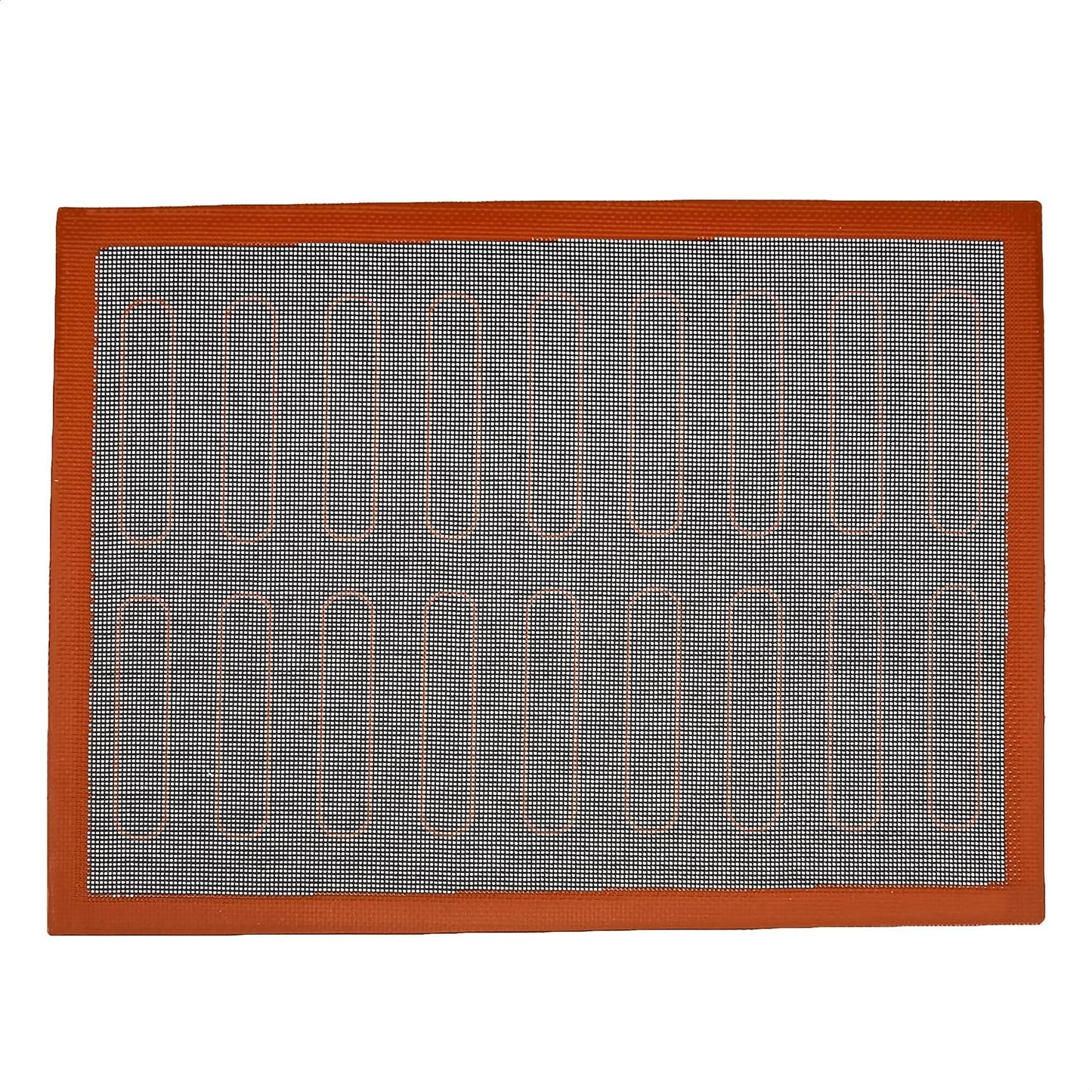 Amazon Basics Silicone Non-Stick Eclair Baking Mat, Reusable, Easy to Clean, 2 Pack, Black/Red/White, Rectangular, 15.7" x 11.8" (Previously AmazonCommercial brand)