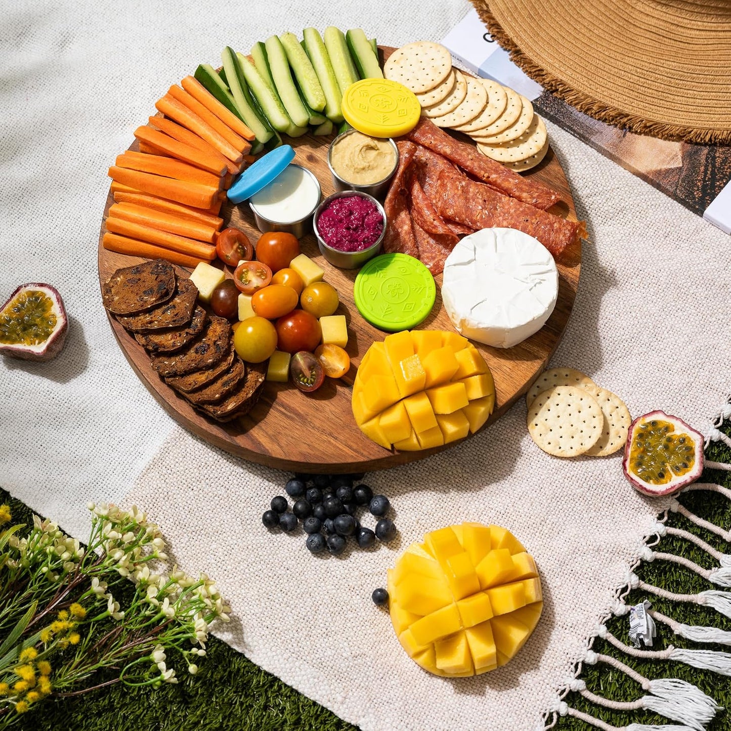 Everusely - Stainless Steel Food Containers - 3 Pack, Summer - Lunch Box - Snack Containers for Office, Home Food Storage - Leakproof with Silicone Lids - Dishwasher & Freezer Safe